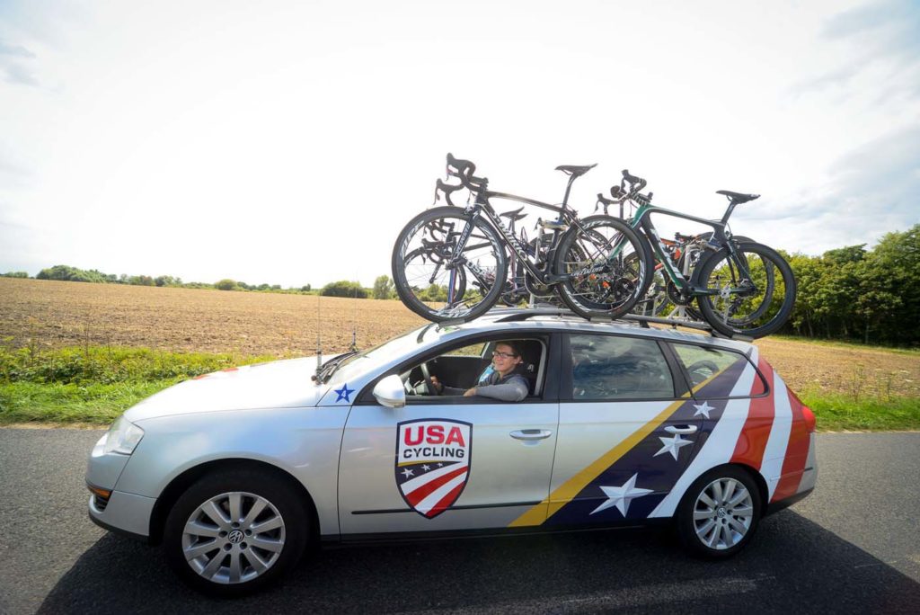 Nate directs the USA U23 National Team at the Tour de l'Avenir