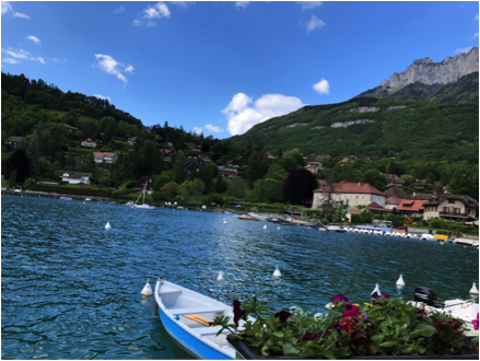 Training in Talloires, France. More lakes, different place.