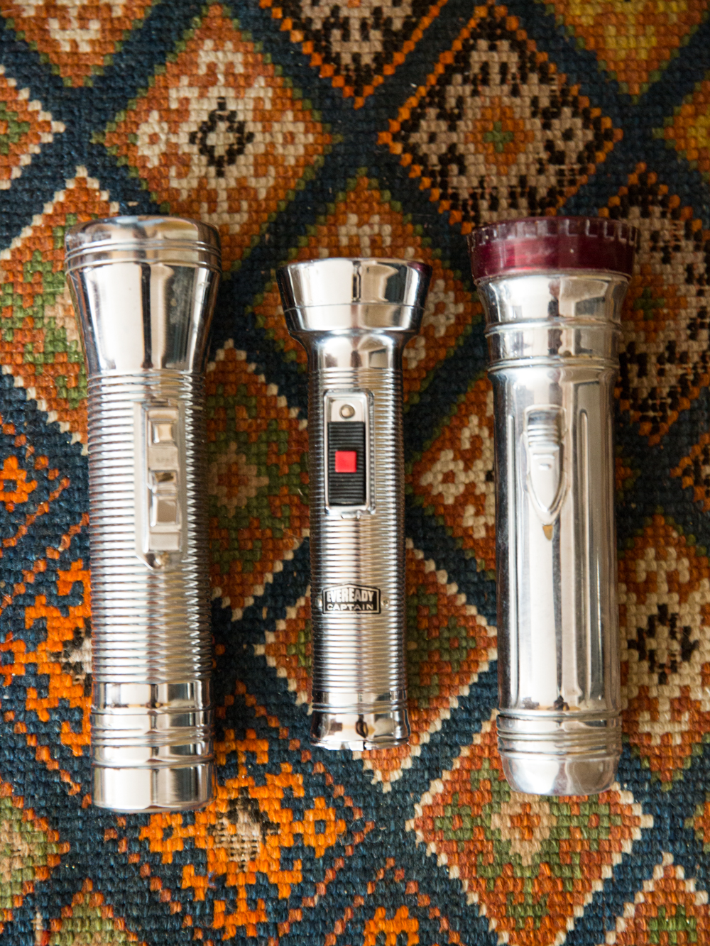 "None of those flashlights work. I got so sick of flashlights that didn't work, one year for Christmas I gave everyone wind-up flashlights." -Jane Rybus