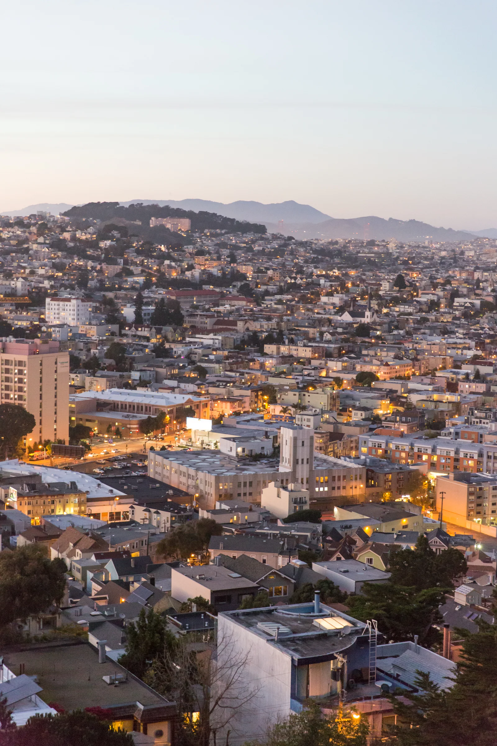 San Francisco at dusk