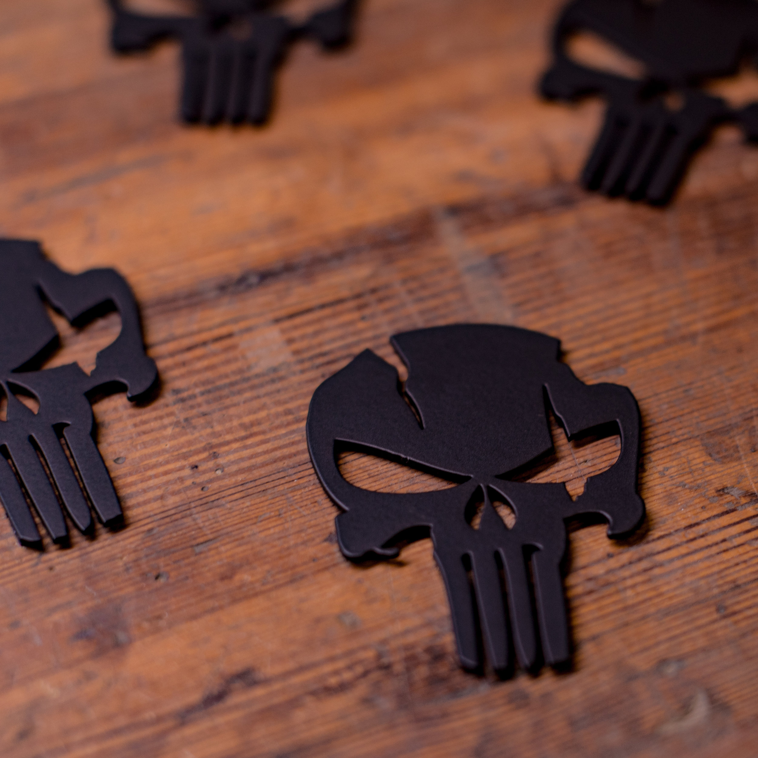 Warrior Skull - Badge Set — Kempter Kustoms