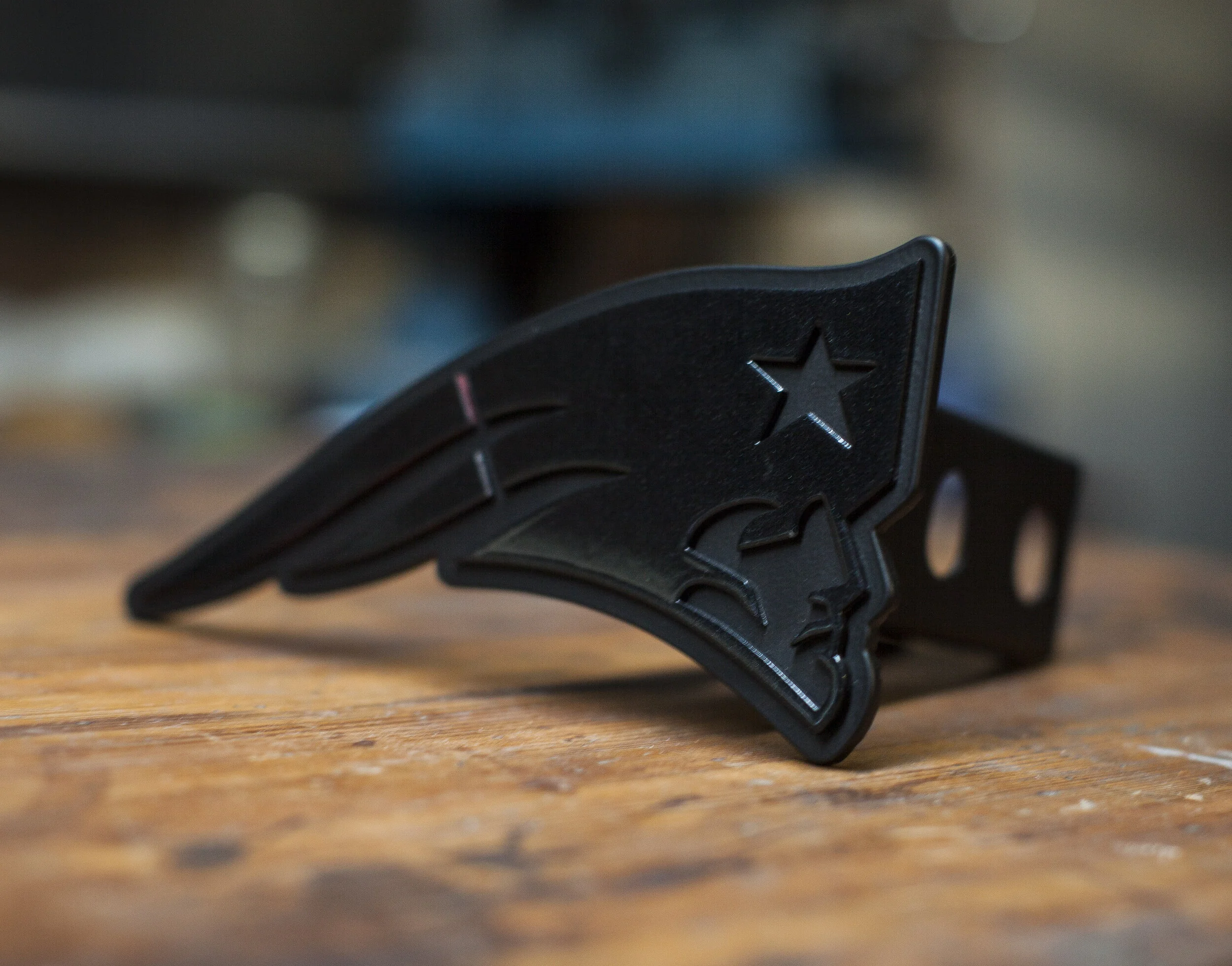 Patriots Blacked Out - Trailer Hitch Cover