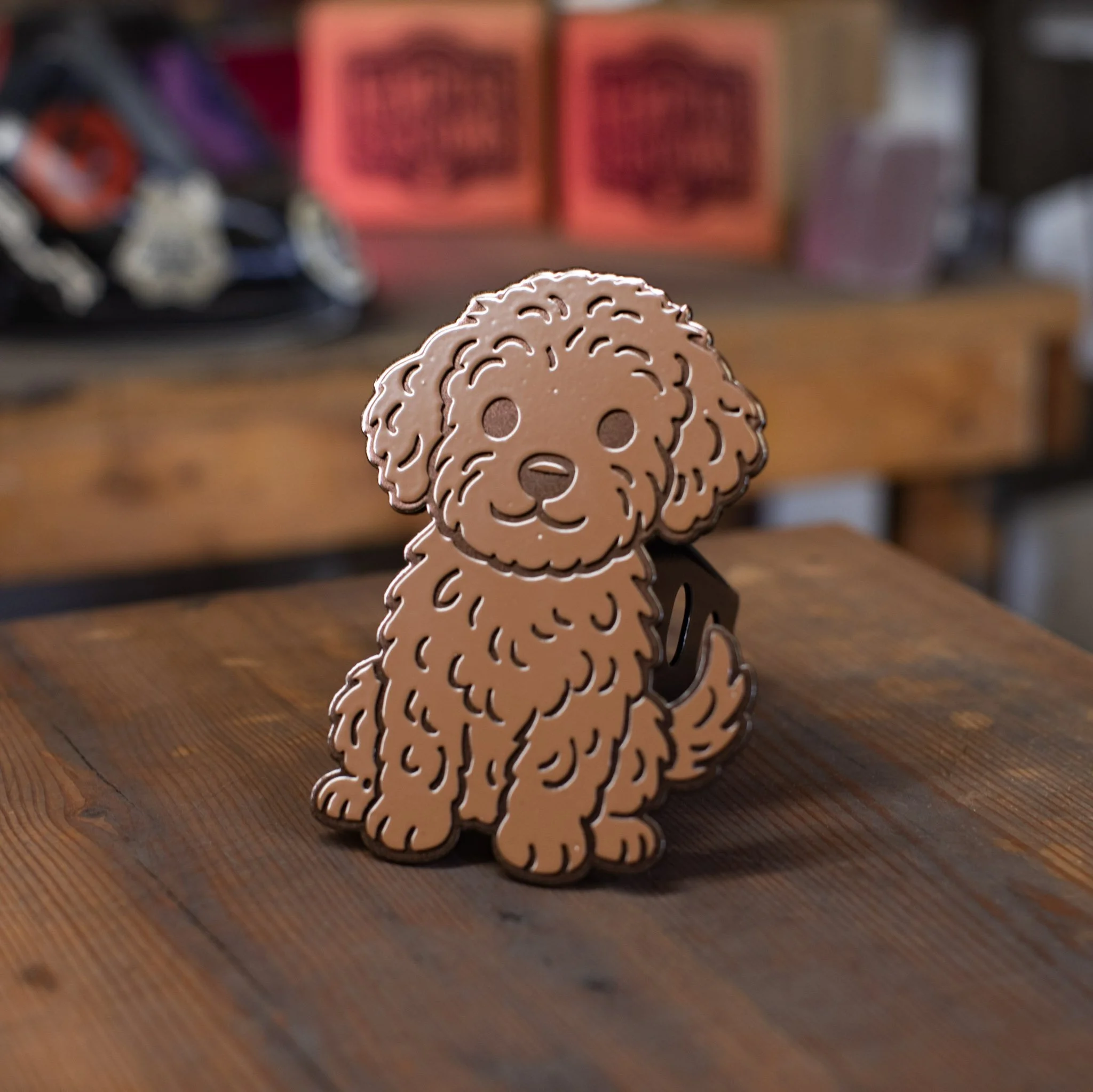 Goldendoodle Trailer Hitch Cover (Copy)