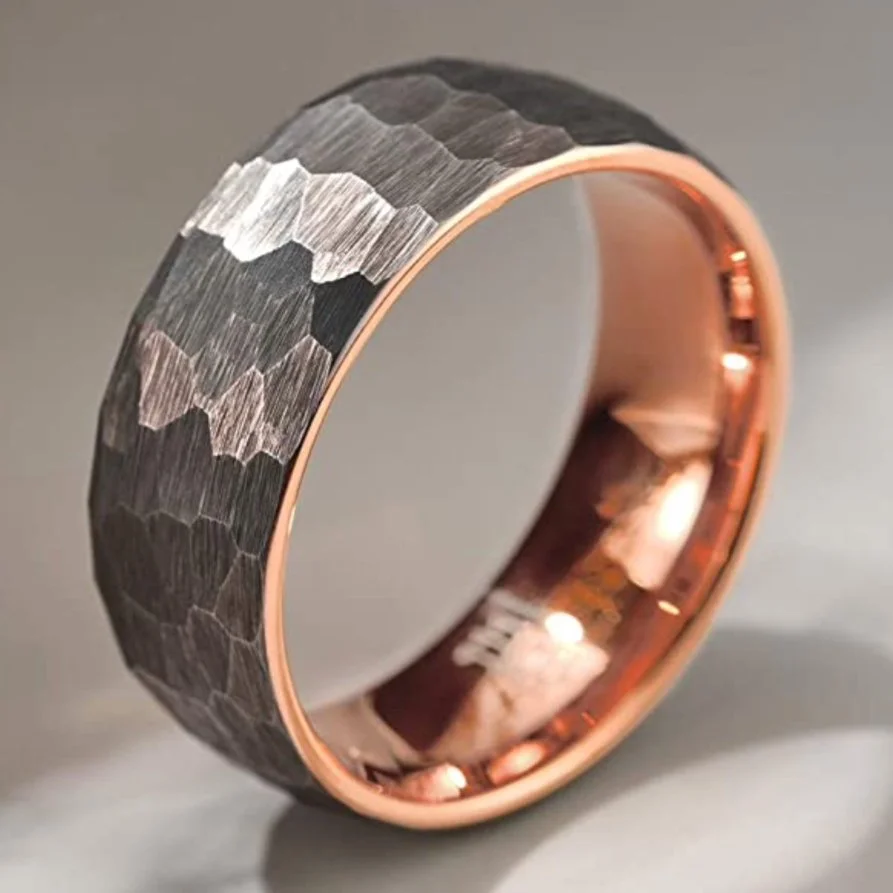 Rose+Gold+Inside+Hammered+Tungsten+Ring+2.jpg