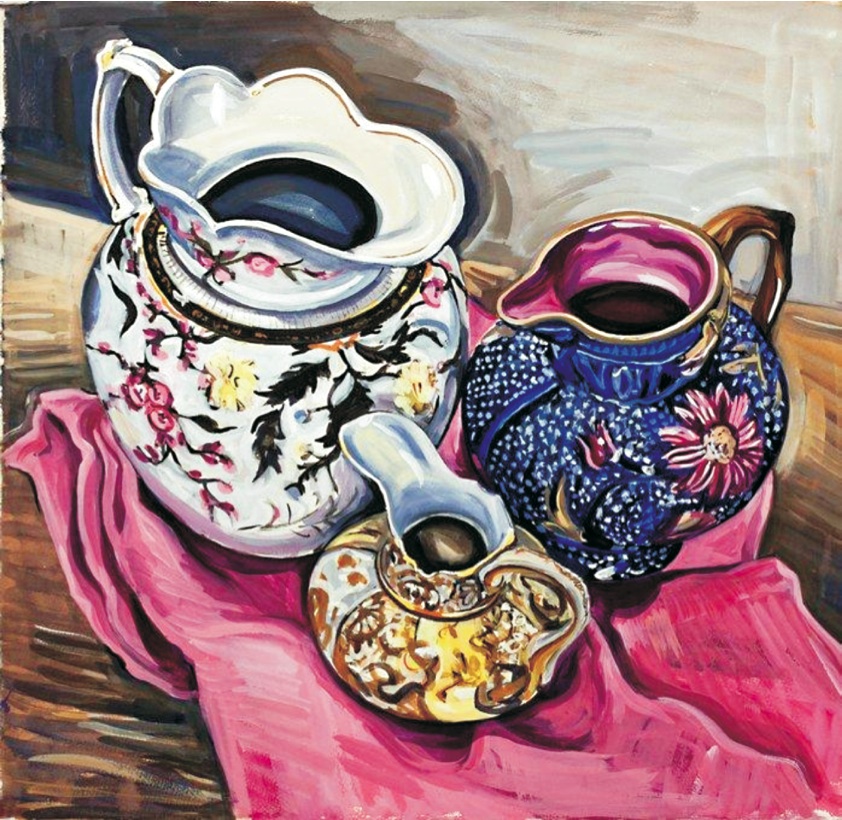 A Voluptuous Economy , 2012 , gouache on paper