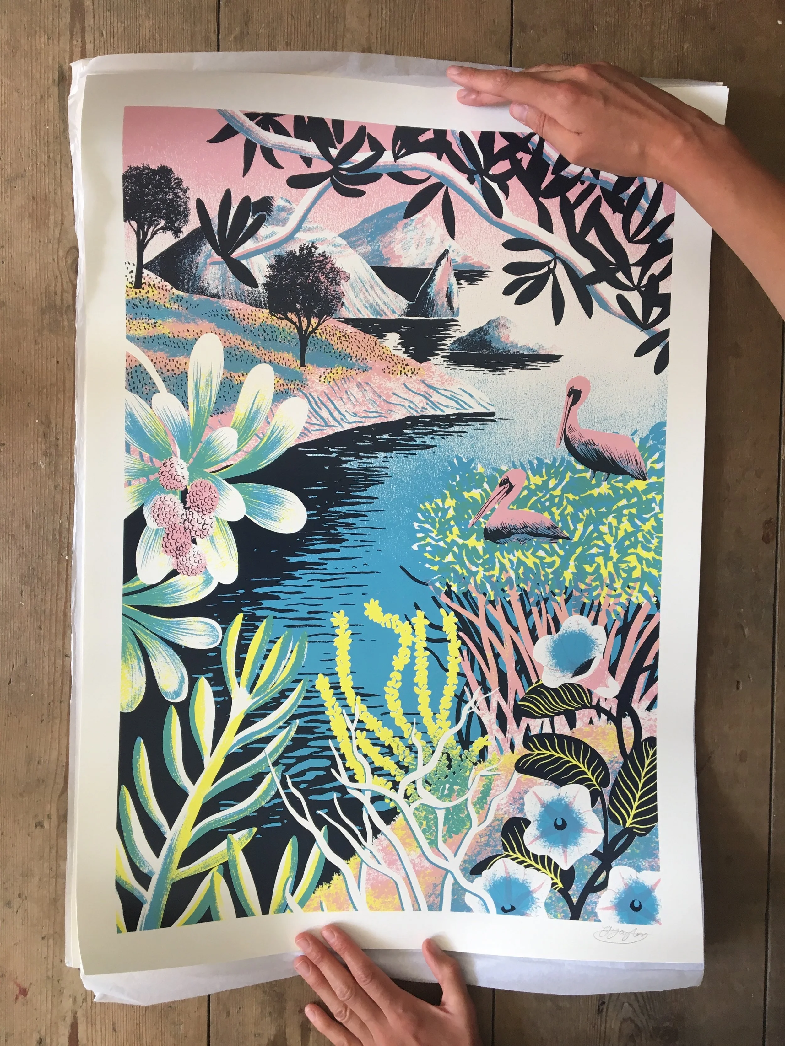 Eastern Biological - Coastal Zone Screenprint