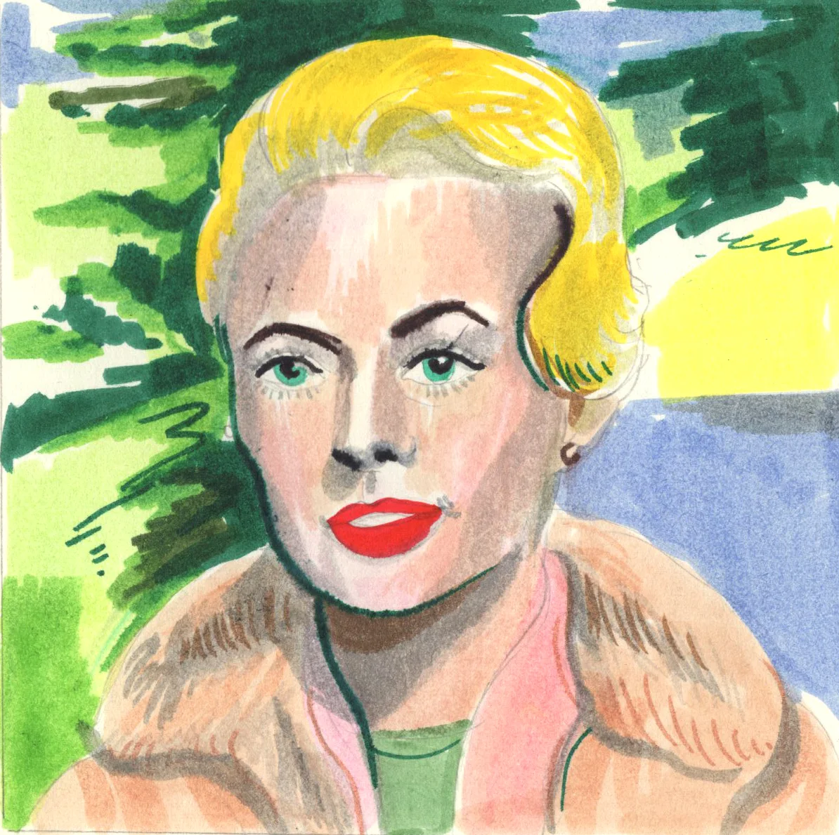 Felt tip on paper, 2017
