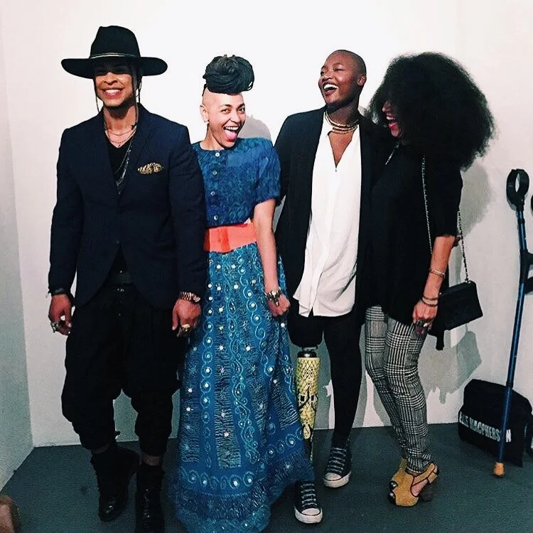 Presentation/ Behind the Scenes #FashionEnvie2016 #FE16 #BeaMondeSociety Press Panel: Reuben Reuel, Tessa John Connor, Teff and Hosted By Al Malonga