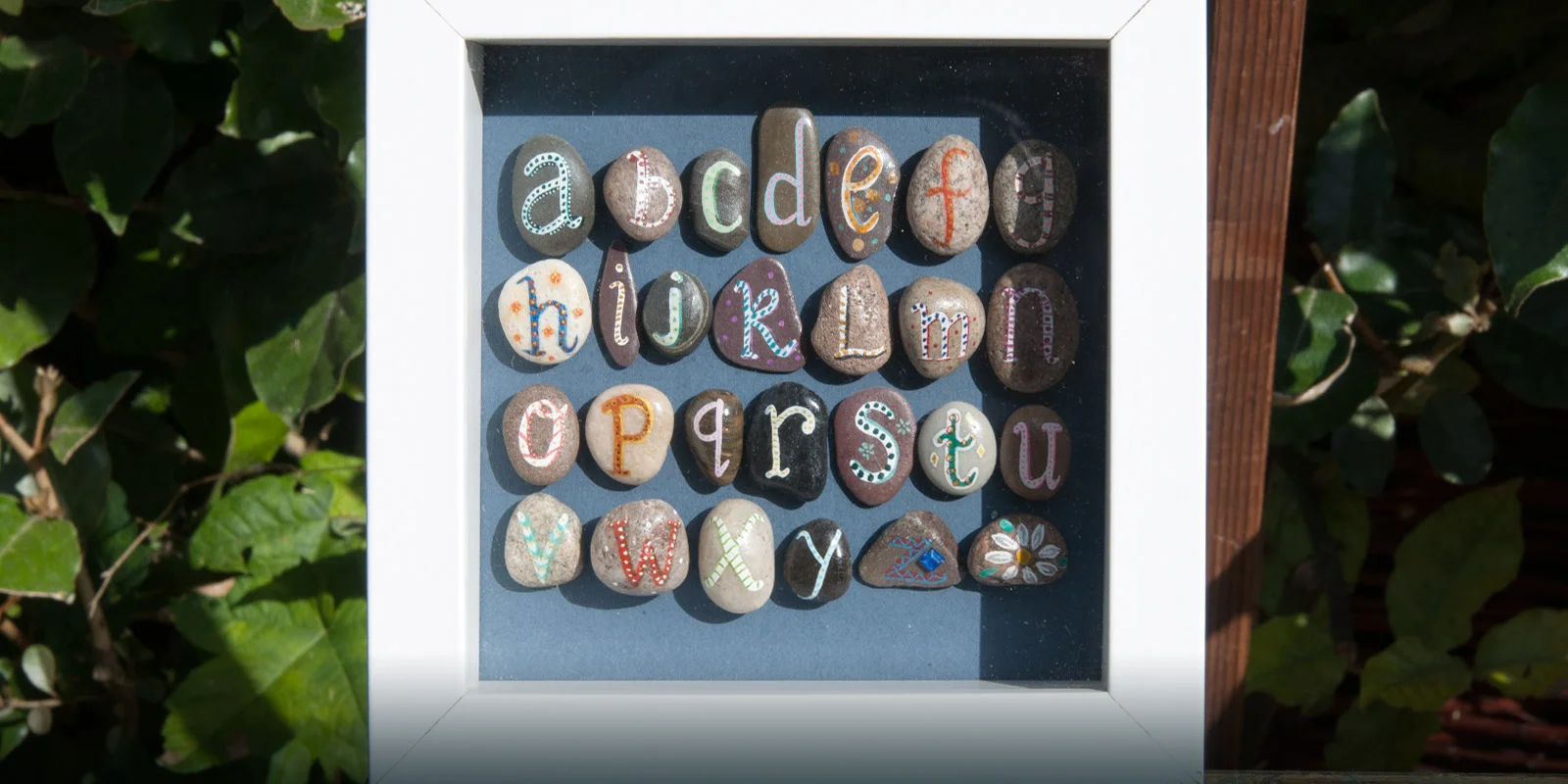 Framed pebbles