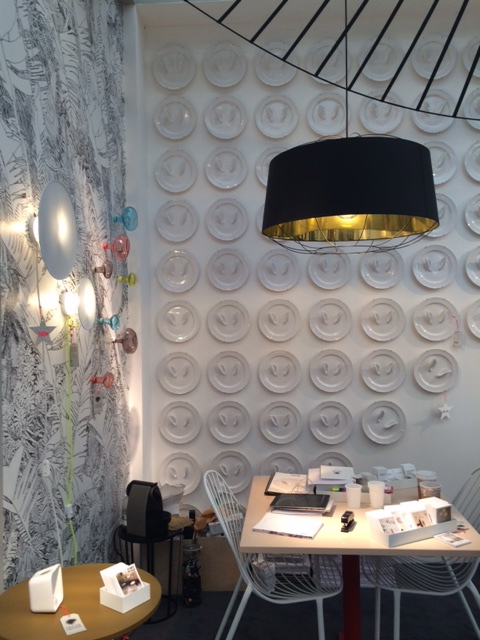 Walls have ears display by Petit Friture at Decorex International 