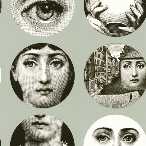 Fornasetti wallpaper £299 www.designerwallpapers.co.uk