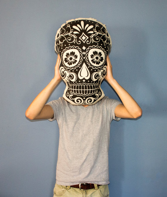 Sugar Skull pillow £33.21 www.etsy.co.uk