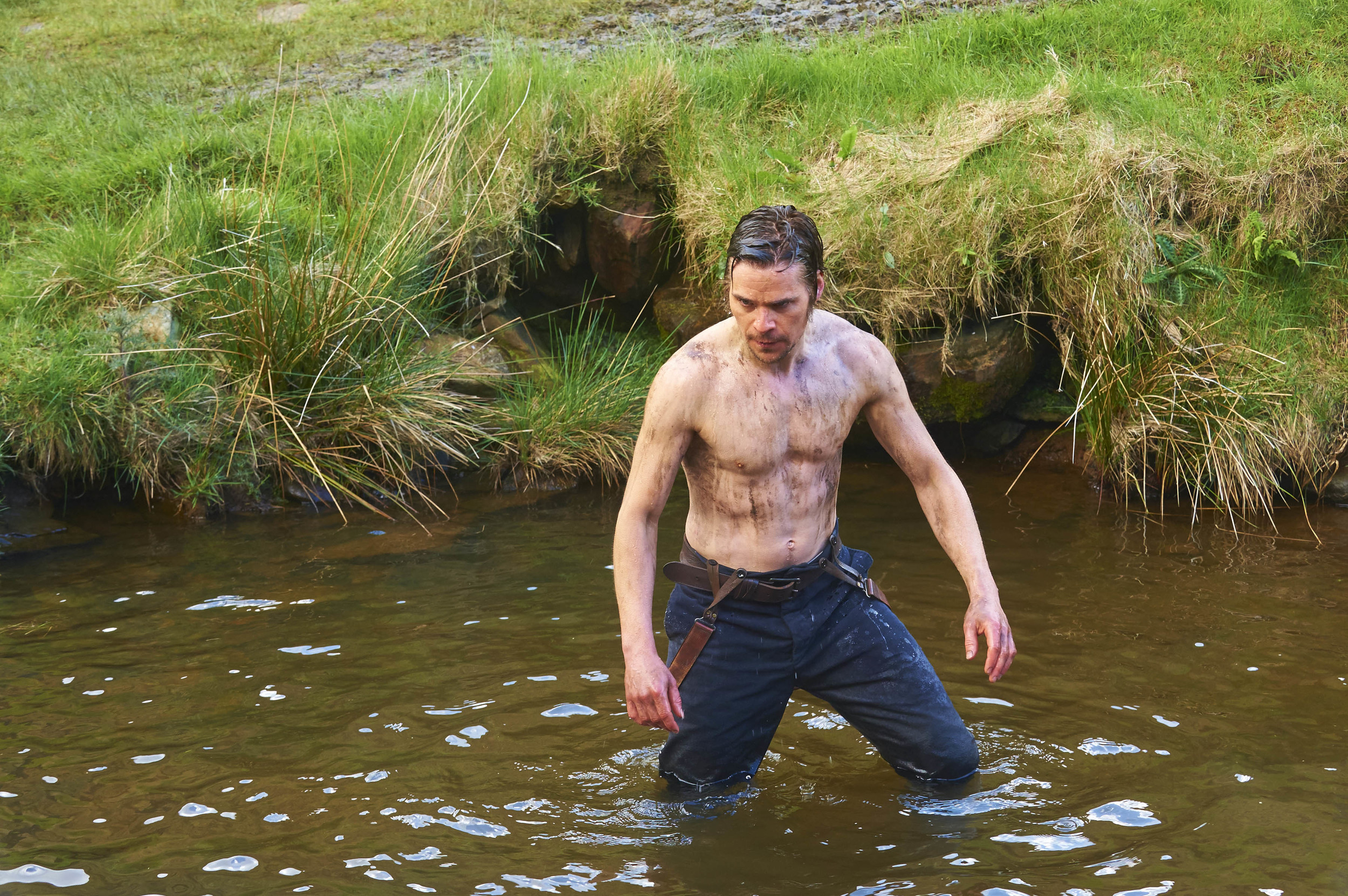 Hans Matheson as helpful man about the hut, Johnny in ITV's Jericho.