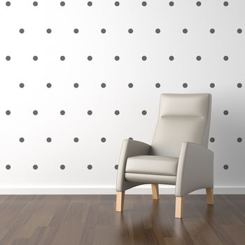 Mini polka dot wall stickers www.notonthehighstreet.com