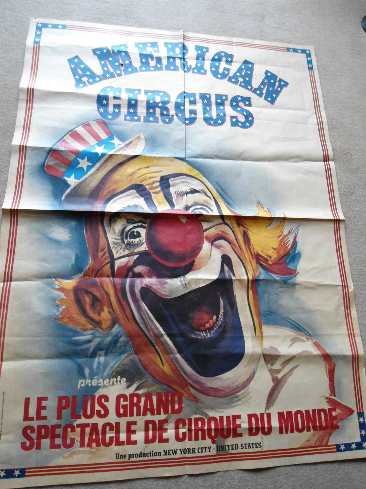 Vintage American Circus Poster £150 www.ebay.co.uk
