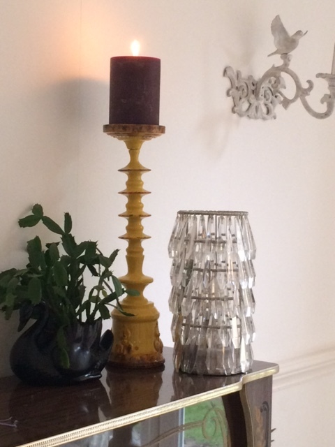 Vintage tin candlestick £30 www.theotherduckling.co.uk