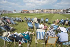 Good old fashioned stripey deckchair fun