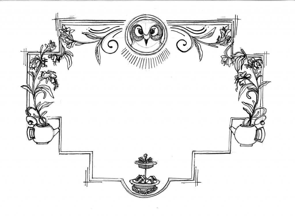 Sample invitation template from The Vintage Tea Party Book