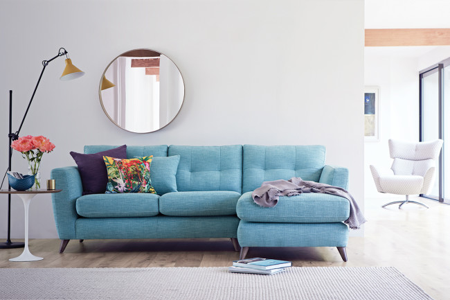Let the sofa see the cushions! Holly corner chaise from The Lounge Co.