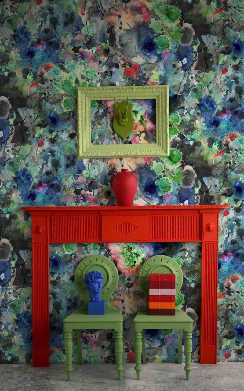 Kaleido Splat wallpaper panel from £120 Timorous Beasties