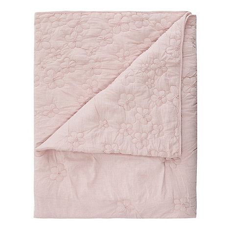 Pale pink Rosha John Rosha throw, £100 Debenhams