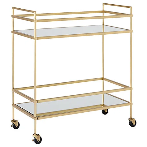 Brass bar cart £339 John Lewis