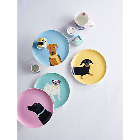 Joules dog plates and mugs from £9.95 John Lewis