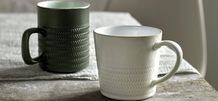 Natural Canvas mugs by Denby
