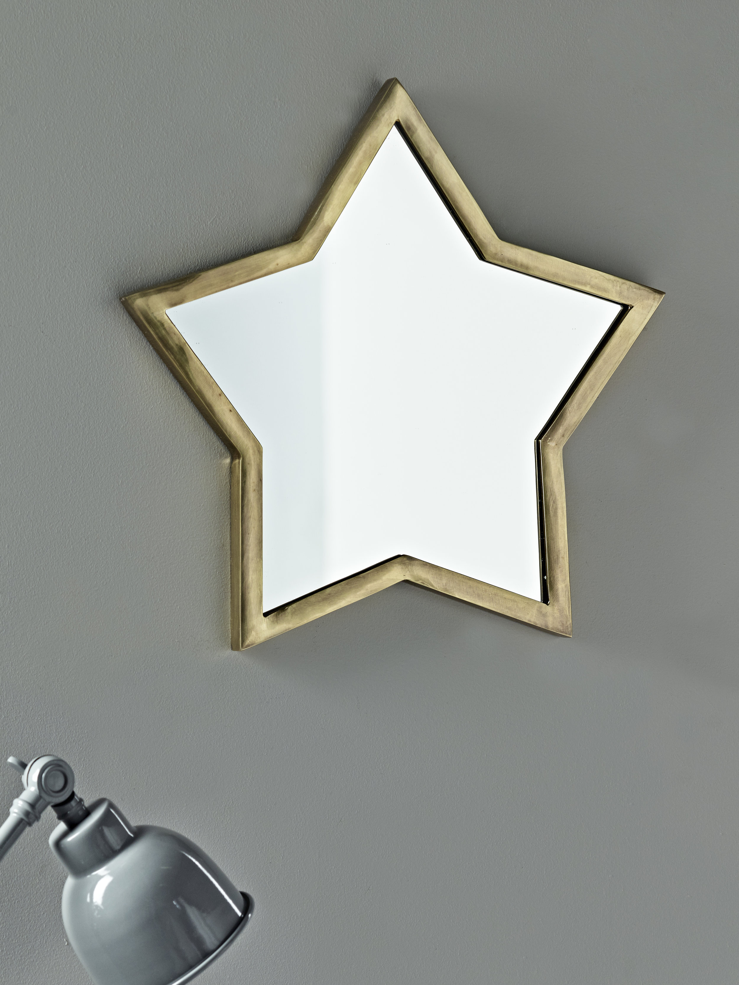 Brass star mirror £80 Cox and Cox