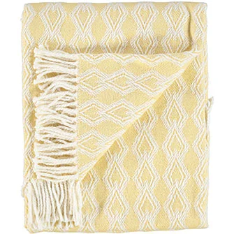 Yellow and white throw £16.99 TK Maxx