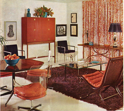 A classic David Hicks designed living space