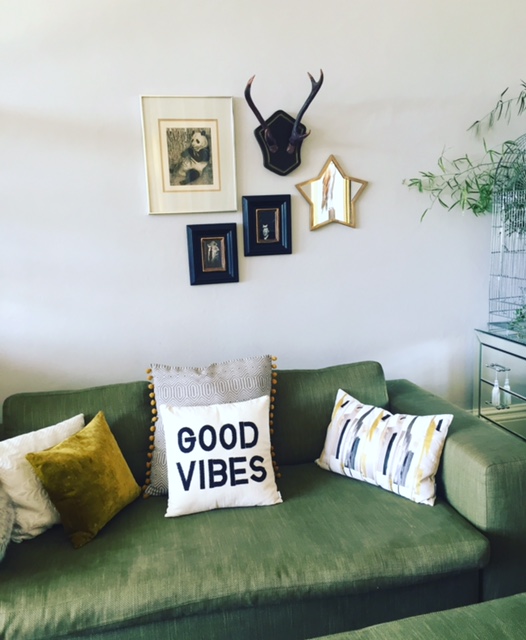 Good Vibes cushion £35 www.urbanoutfitters.com