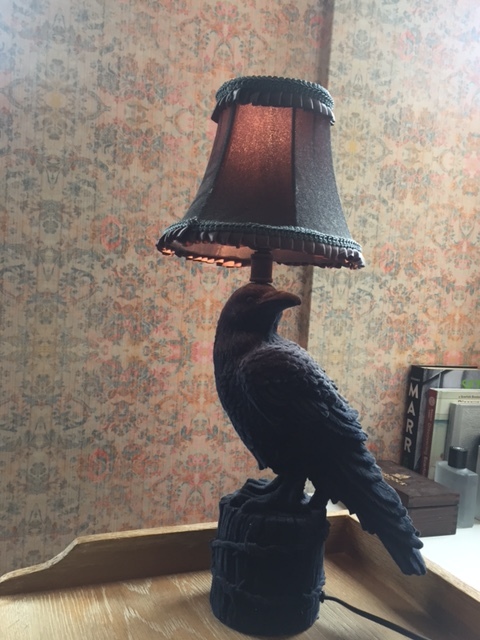 Abigail Ahern//Edition Dark Grey Raven Lamp