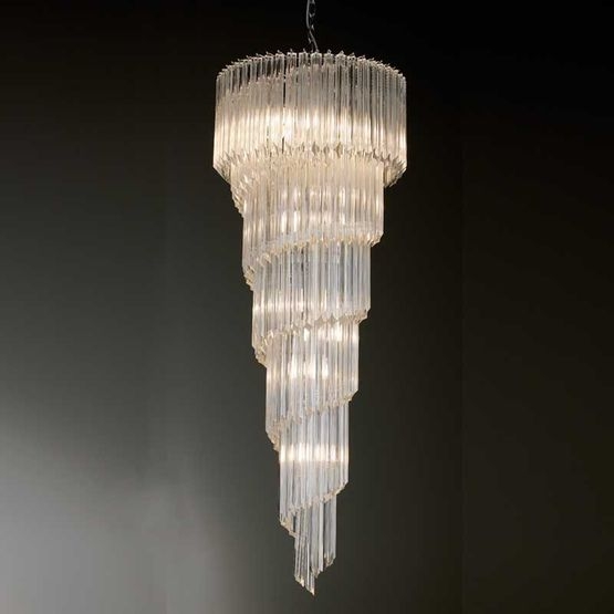 Antique sprial drop chandelier £2,778 www.andythorntons.co.uk