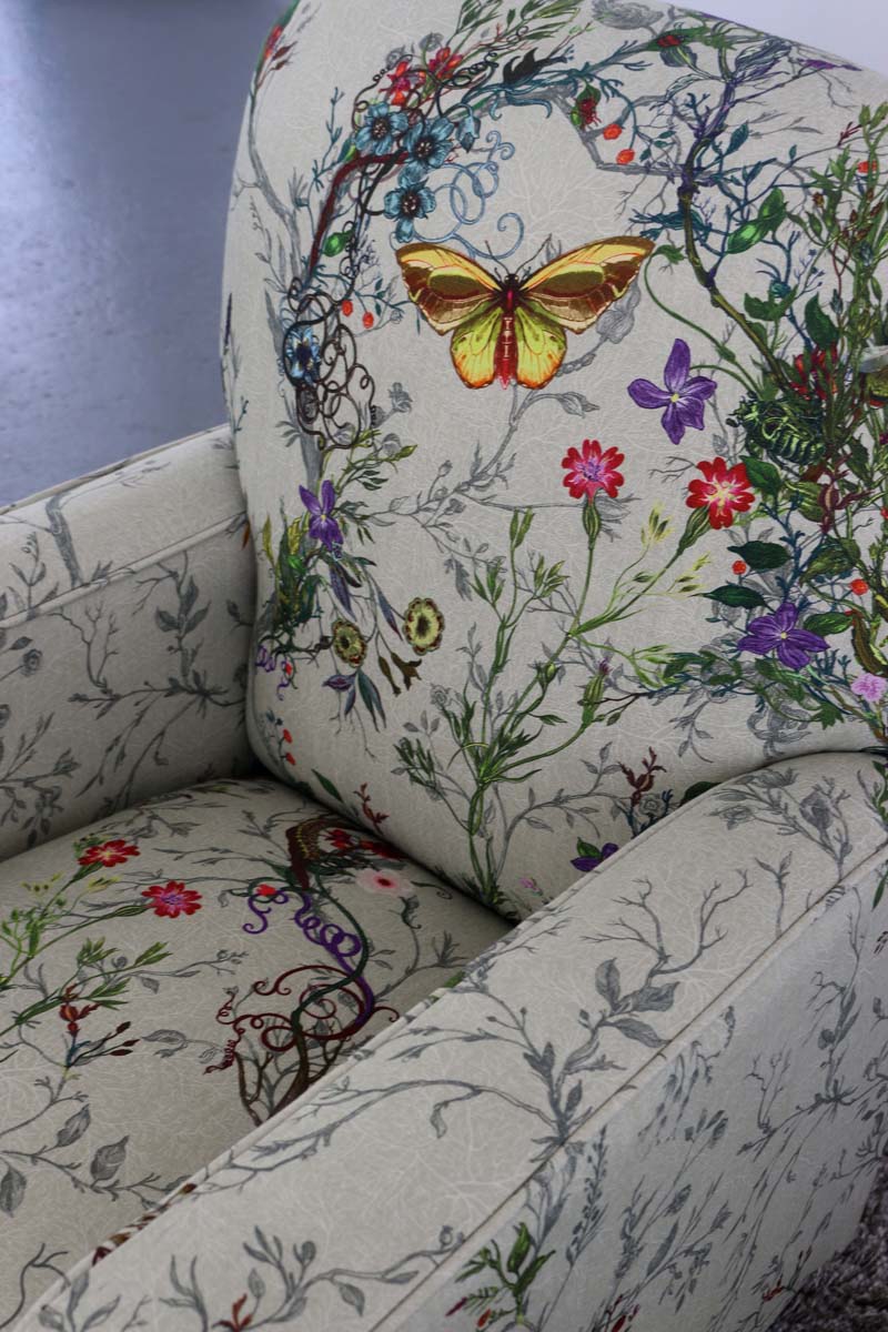 Random Ruskin Khaki Armchair Timorous Beasties