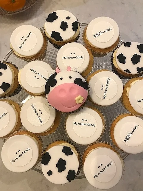 When Moo Boutique X My House Candy do catering… Cupcakes by Sweetcakes