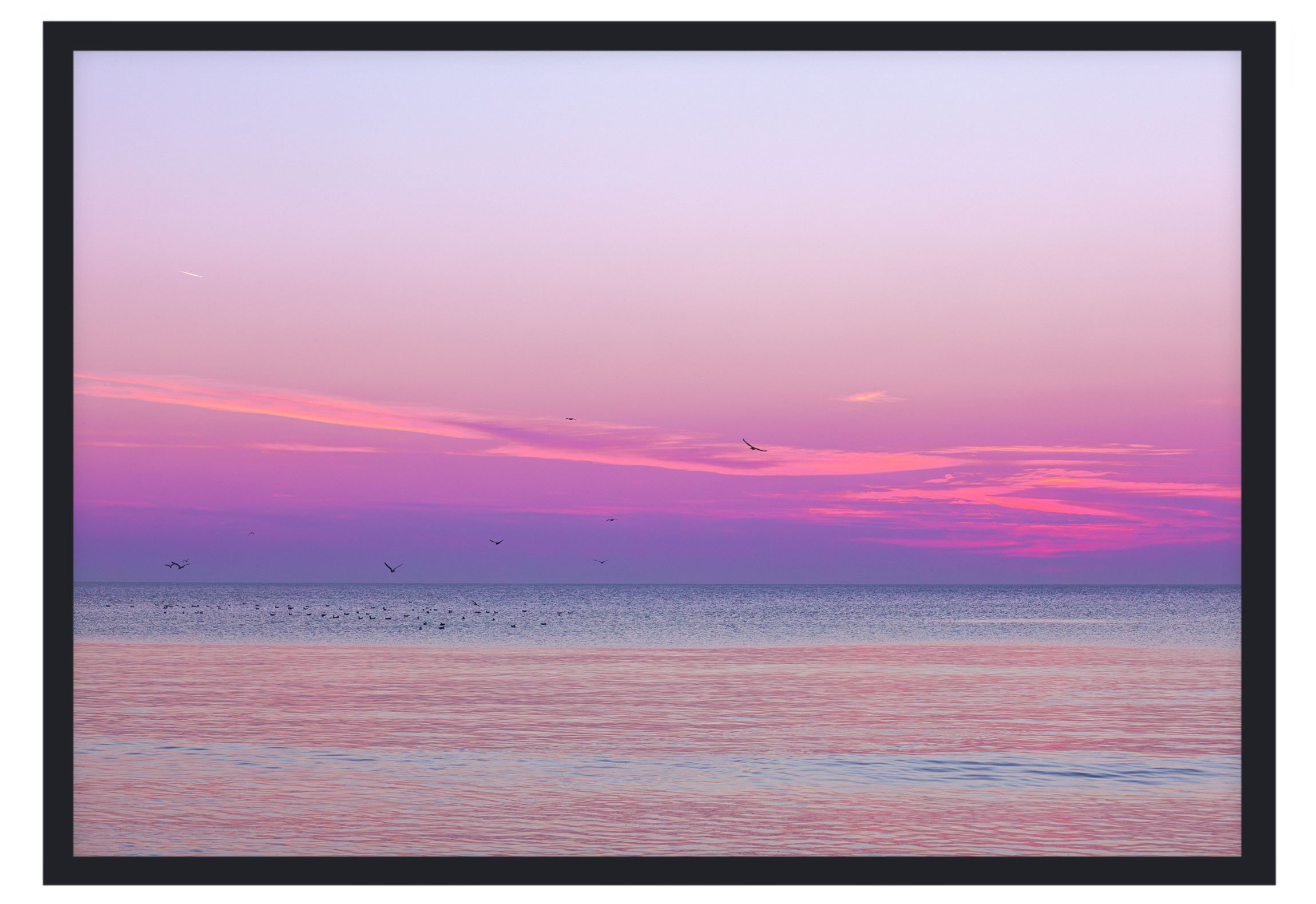 Watergate Bay Sunset Framed Print