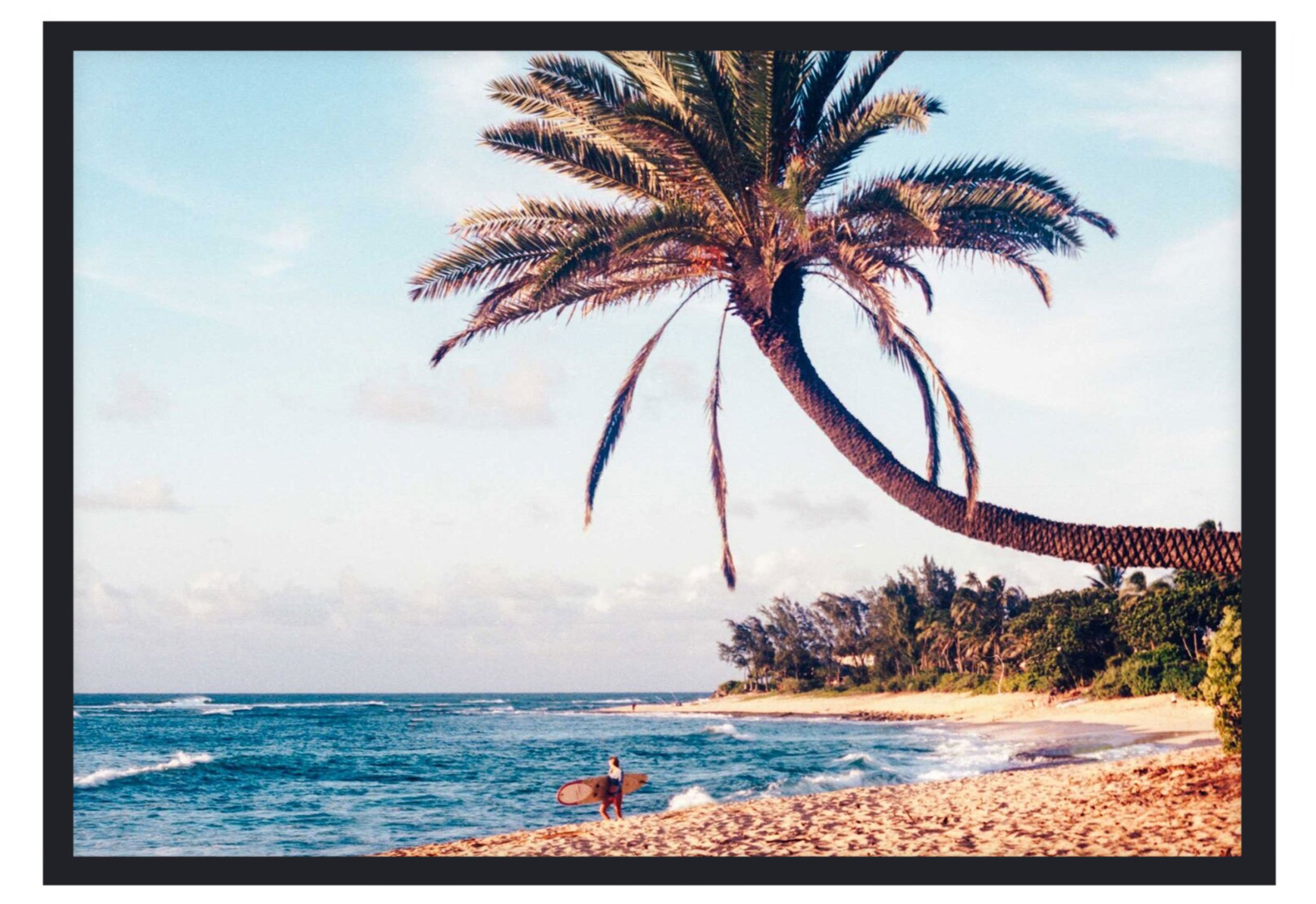 Surfer Girl at Banzai Pipeline Framed Print