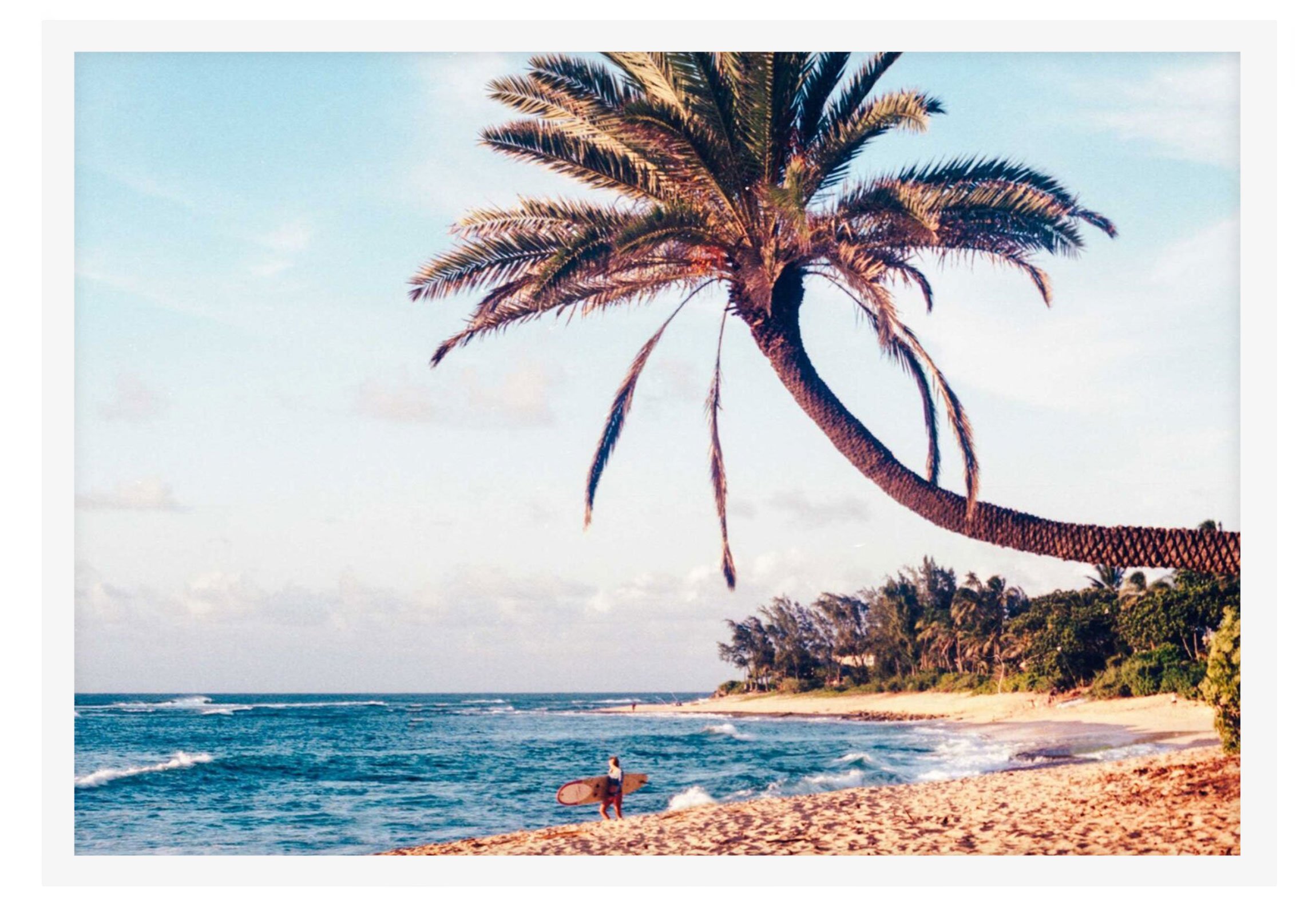 Surfer Girl at Banzai Pipeline Framed Print