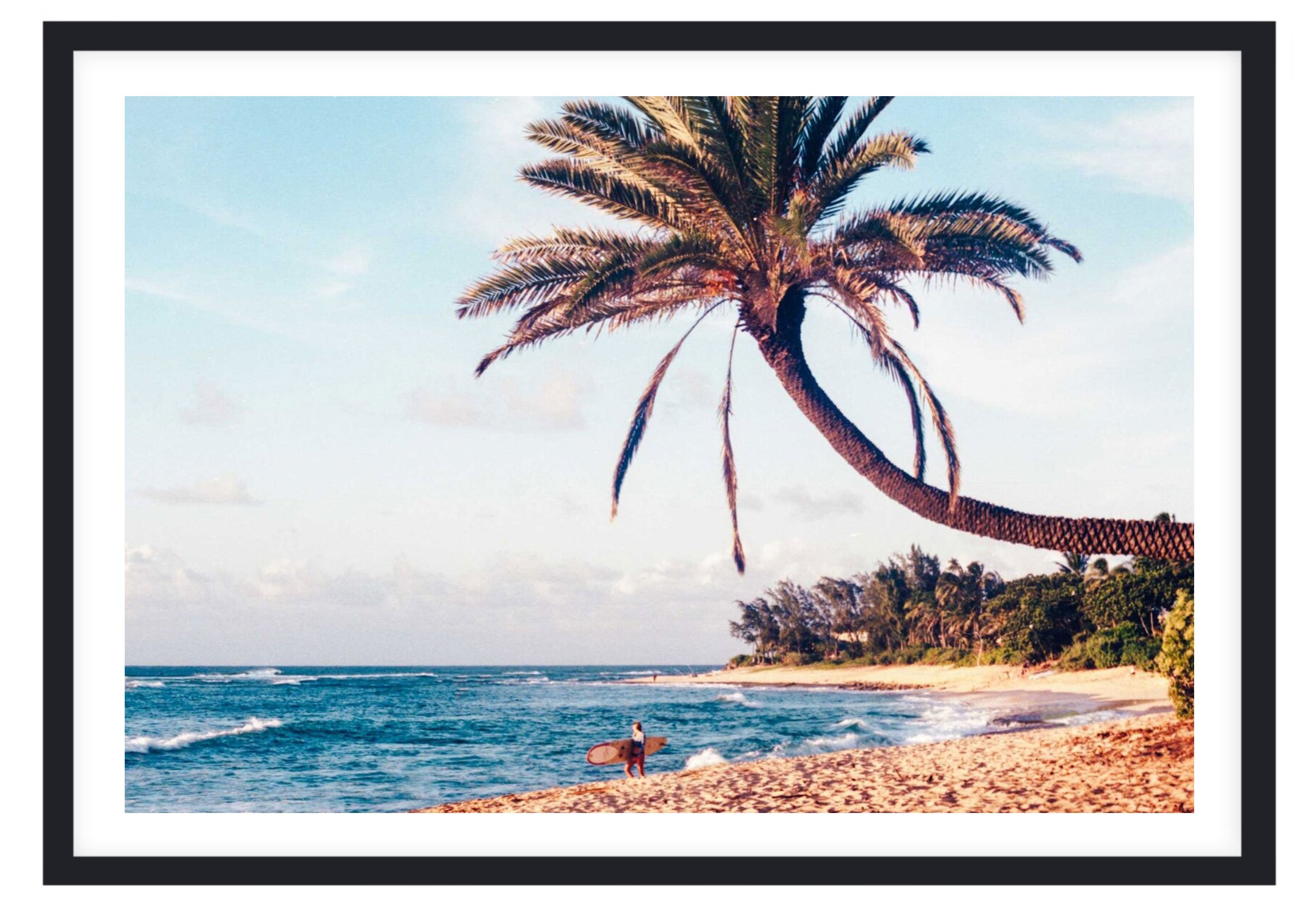 Surfer Girl at Banzai Pipeline Framed Print