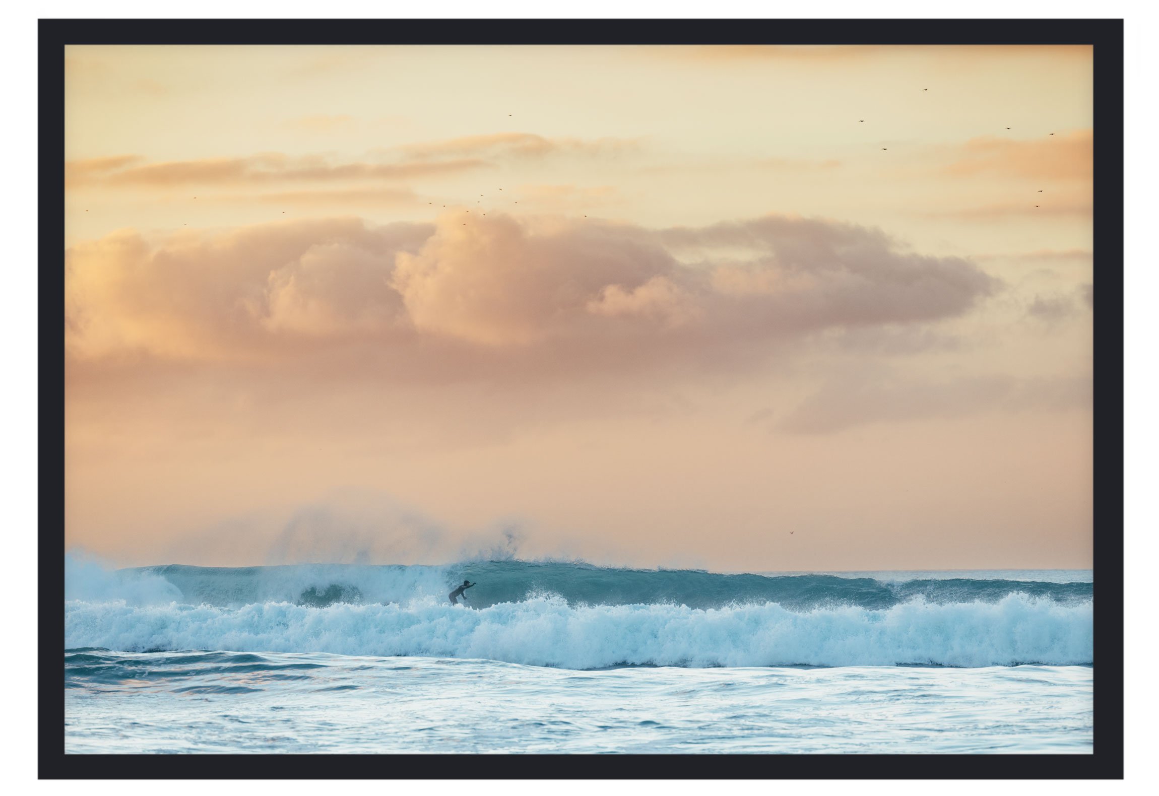 karl-mackie-Winter-Twilight-Surf-Newquay-print-60-40-Black-Frame.jpg