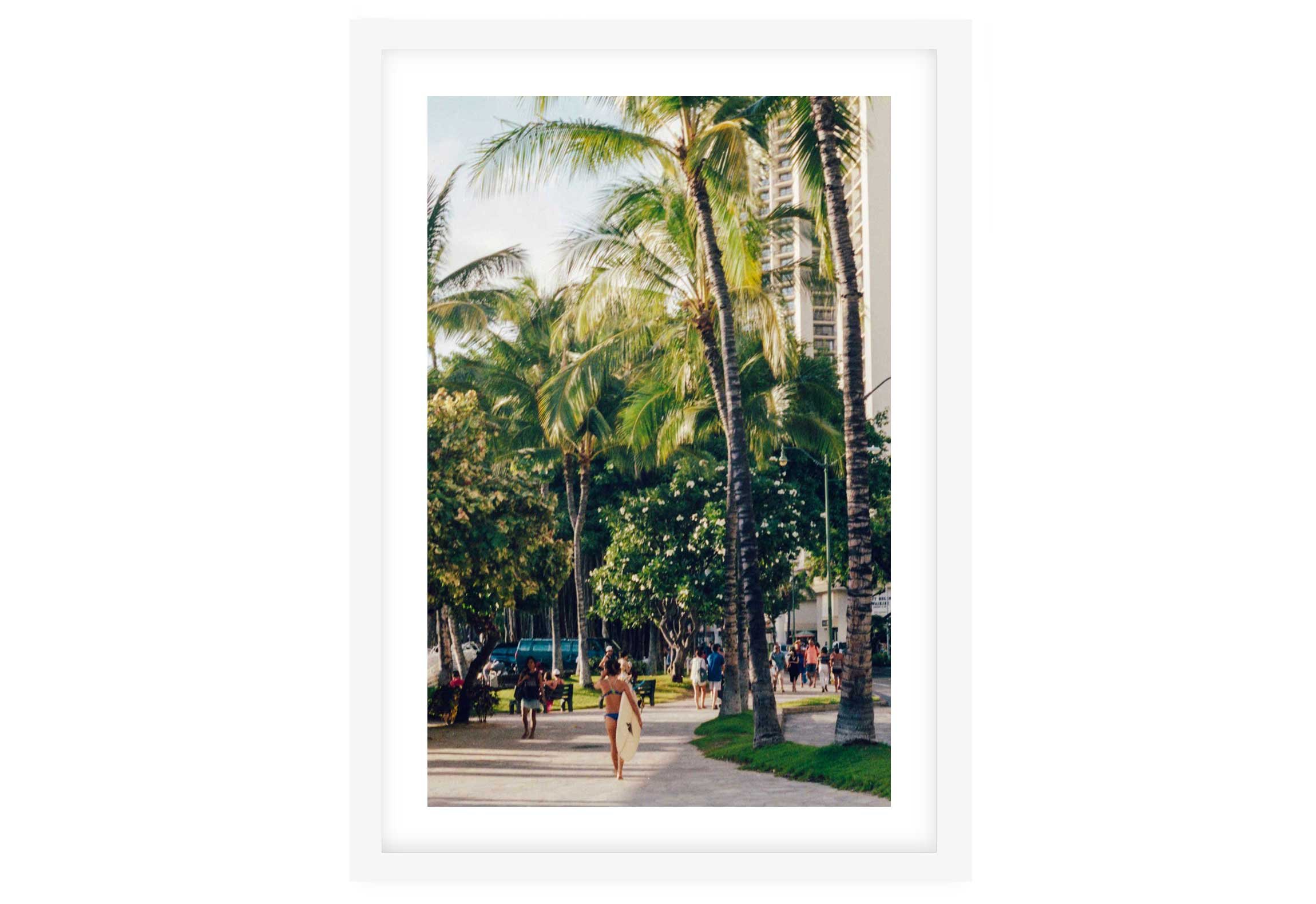karl-mackie-Surfer-Girl-Waikiki-print-white-frame.jpg