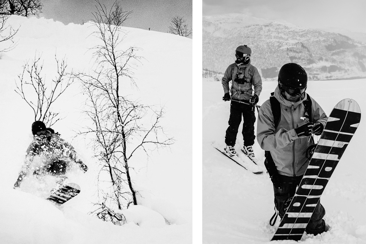 Still good snow despite the warm temperature.