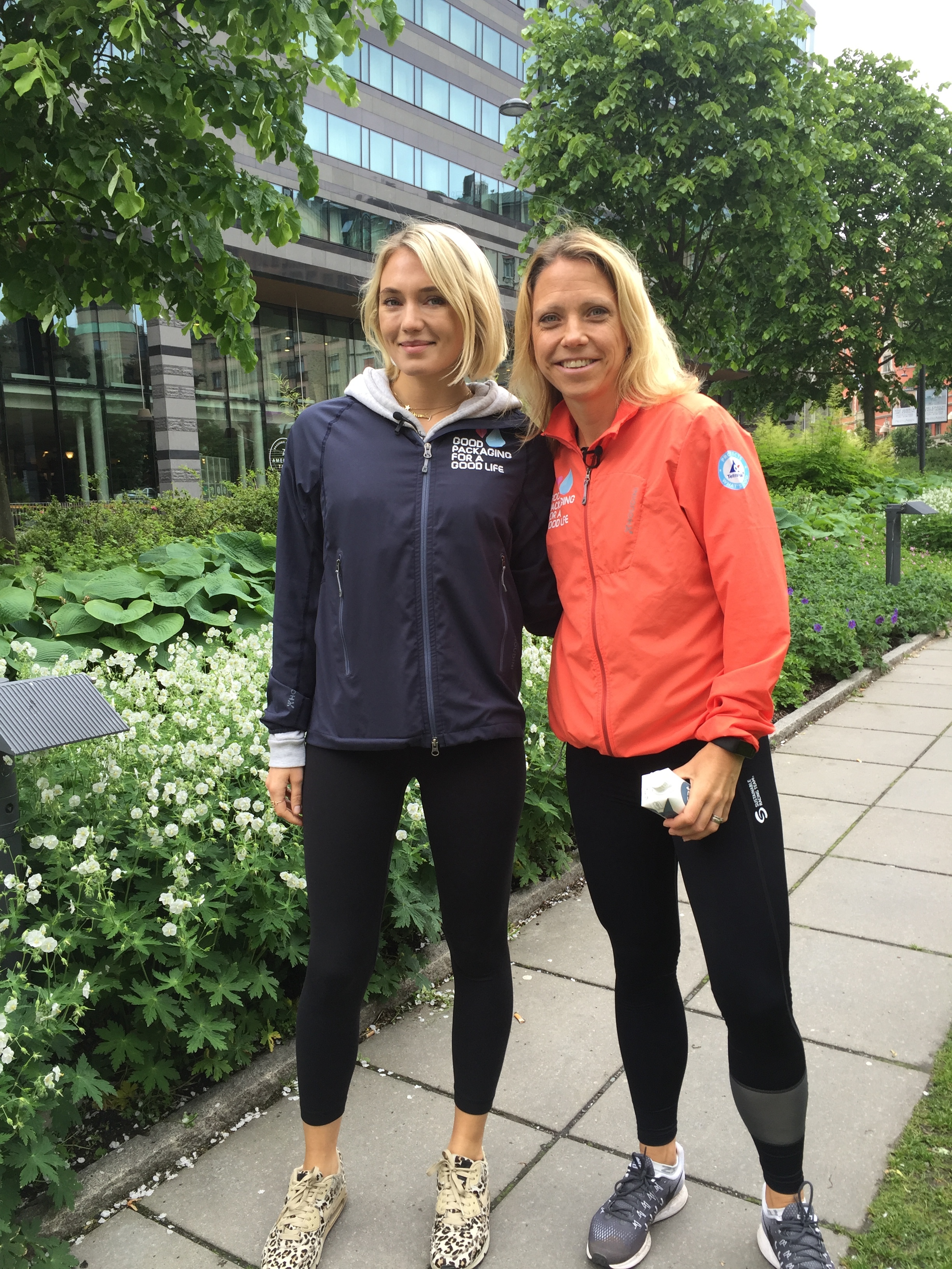 Helén together with the blogger, Josefin Dahlberg.