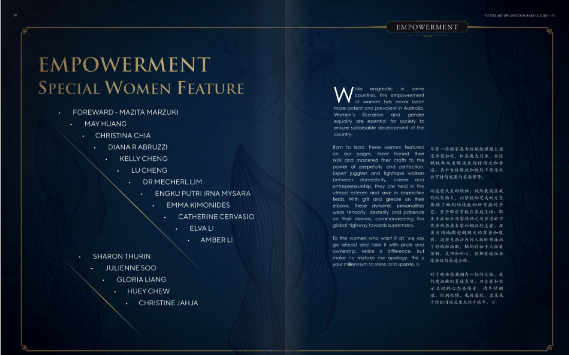 Do you want to get featured on a luxury magazine? — ELVA LI Bespoke Luxury
