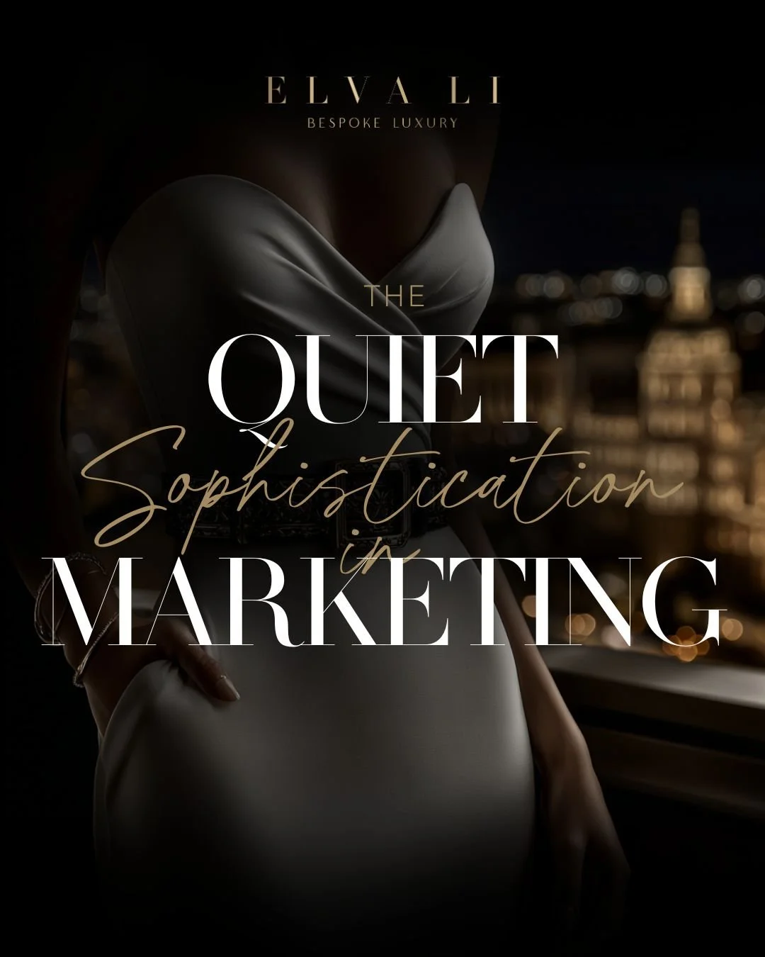 Quiet marketing is the art of being seen without seeking.
It&rsquo;s sophisticated visibility, presence over performance, refinement over reach.

This is how modern feminine businesses attract luxury clients without the noise of social media. Through