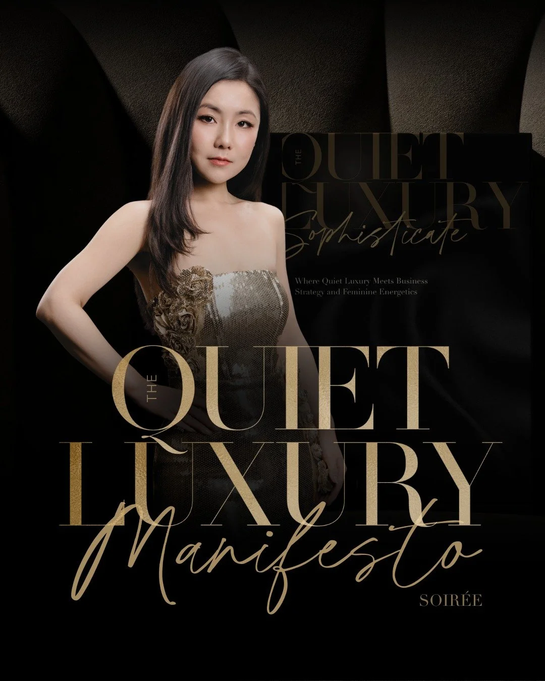 There is a quiet shift happening.
Women are no longer chasing visibility; they are embodying influence.
They are no longer building from aspiration; they are building from identity.

This is The Quiet Luxury Manifesto:
a movement of women redefining 