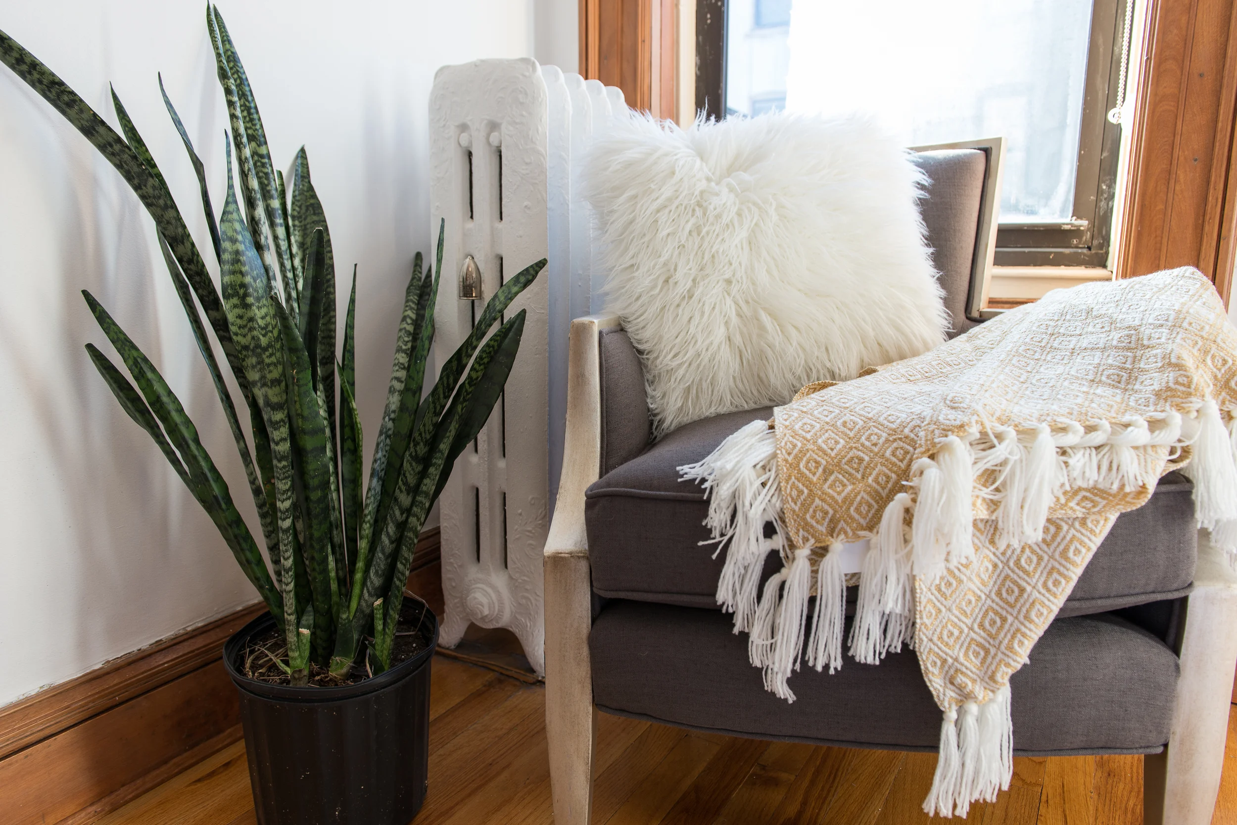 Make a multi-funtional drop-zone: hide the radiator, drop your sh*t.