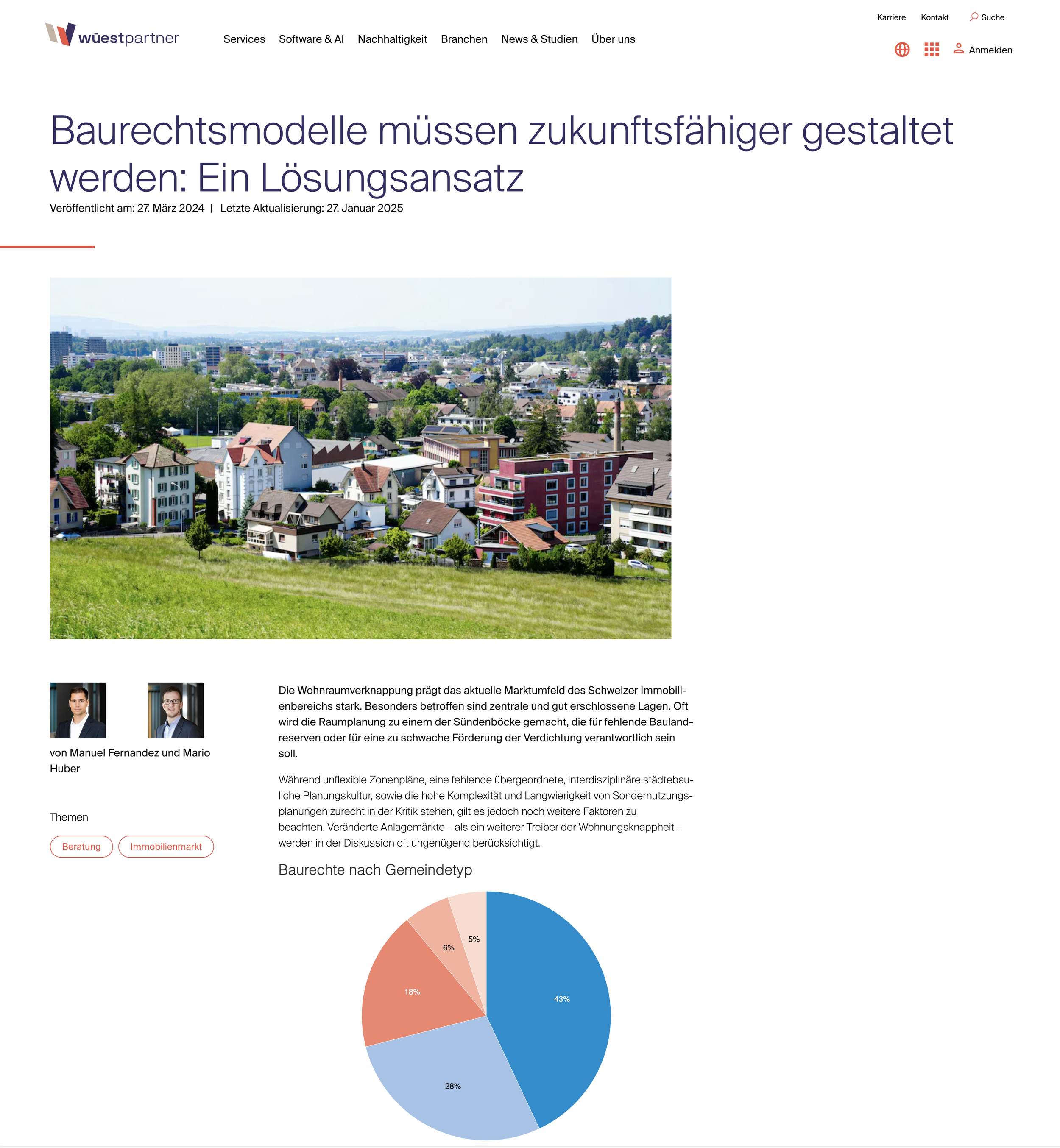 Baurechtsmodelle müssen zukunftsfähiger gestaltet werden: Ein Lösungsansatz