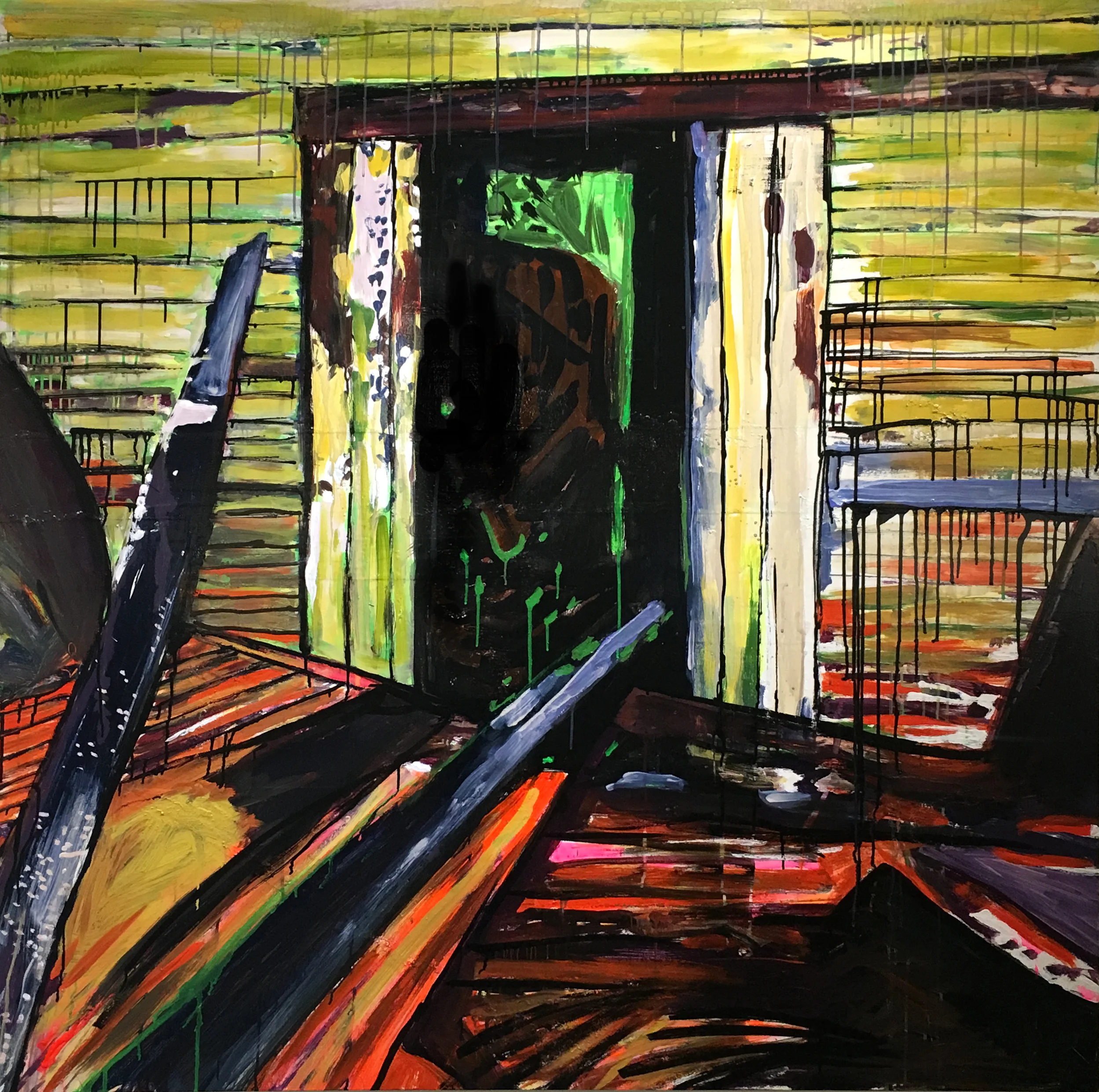 Untitled (Lime Door)